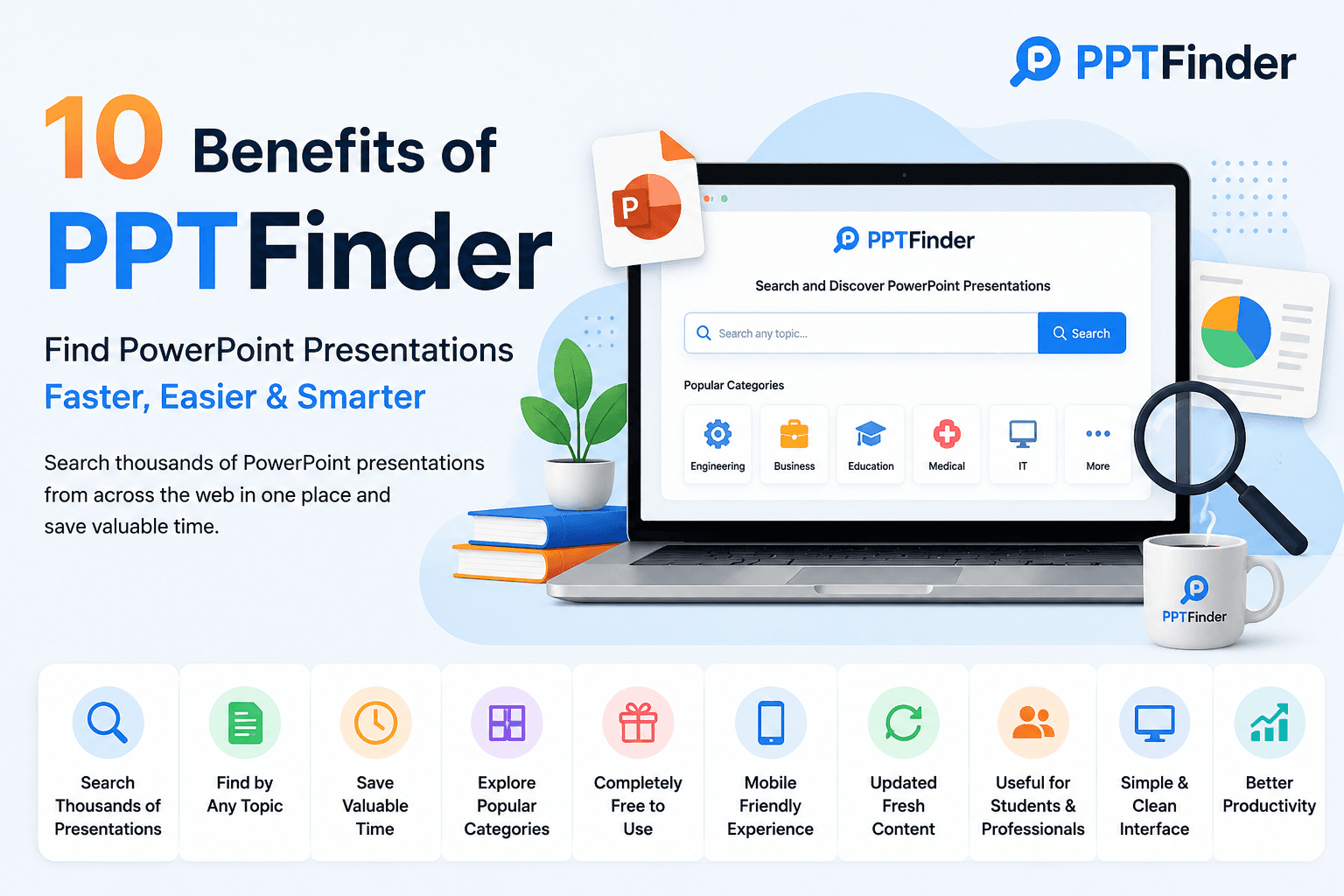 10 Benefits of Using PPTFinder to Find PowerPoint Presentations