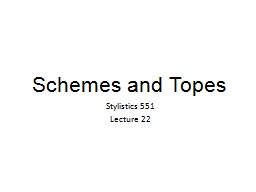 Schemes and Topes