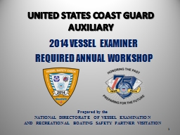 UNITED STATES COAST GUARD AUXILIARY