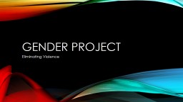 Gender project - Ministry of Internal Affairs Cook Islands