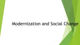 Modernization