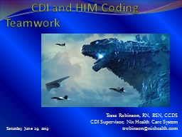 DRG and Code Reconciliation –CDI and HIM Coding Teamwork