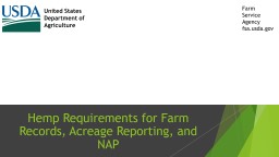 Hemp Q & A Session with Farm Service Agency