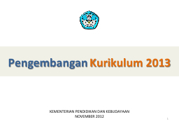 Draft Pengembangan Kurikulum 2013 - akhmad sudrajat