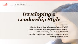 A Call to Action - Academic Senate for California Community Colleges