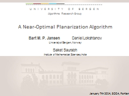 PowerPoint-presentasjon - of Bart M. P. Jansen