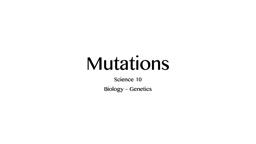 Mutations - UBC Blogs