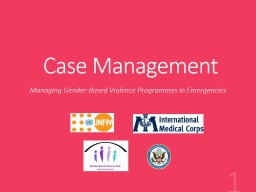 Case Management - International Medical Corps