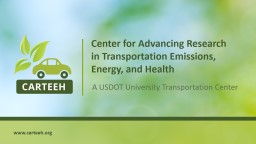 Air quality and air pollution