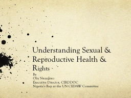 Sexual and Reproductive Health and Rights - cirddoc