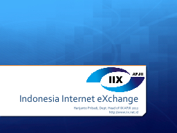 Indonesia Internet eXchange / IIX - The Citizen Lab