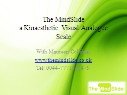 The MindSlide a Kineastetic Visual Analogue Scales