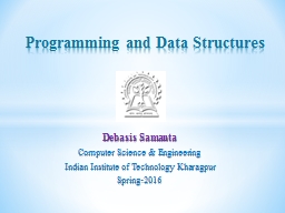 Stacks and Queues - Programming and Data Structures