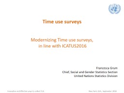 International Classification of Activities for Time Use Statistics 2016 ...