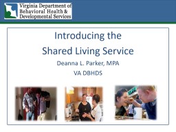 Shared Living Training