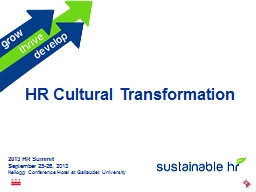HR Effectiveness (PowerPoint) - | DCHR