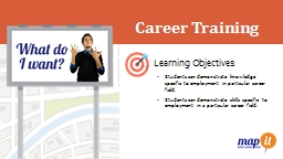 Career Training
