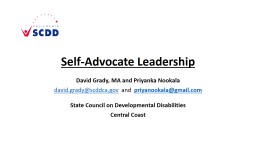 PowerPoint Presentation - Disability Voices United |