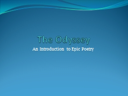 The Odyssey - Dunwoody High School