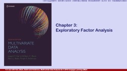 Exploratory Factor Analysis