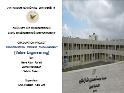 AN-NAJAH NATIONAL UNIVERSITY FUCULTY OF ENGINEERING ...