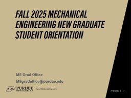 Fall 2025 Online Orientation PPT - Purdue Engineering
