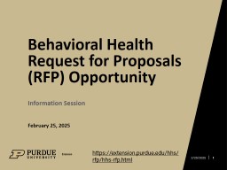 Download Information Session Slides - Purdue Extension