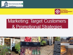 Marketing - Utah State University Extension