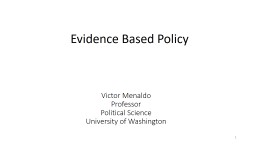 Victor Menaldo Associate Professor Political Science University of ...