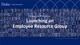 PowerPoint Presentation - Duke HR