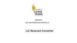 LLC Resonant Converter