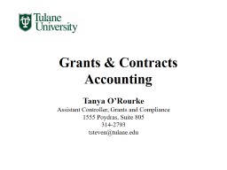 Grants & Contracts Accounting
