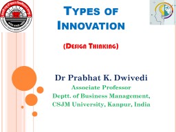 Innovation & Creativity Sub: Design Thinking - Gyan Sanchay