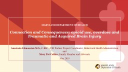 PowerPoint Presentation - Maryland Department of Health