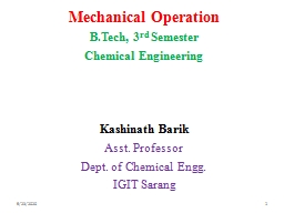 PowerPoint Presentation - IGIT Sarang