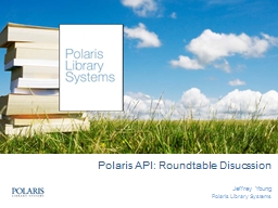 API Roundtable - Polaris API Authorization/Authentication - AWS