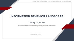 PowerPoint 演示文稿 - University of North Texas