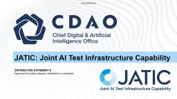 JATIC: Joint AI Test Infrastructure Capability
