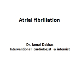 Atrial fibrillation