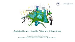 PowerPoint-presentation - JPI Urban Europe
