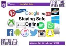 Assembly Powerpoint Online Safety - Kirkby High School