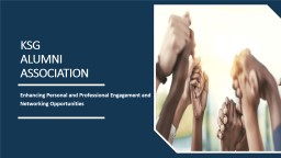 KSG ALUMNI ASSOCIATION - Kenya School of Government