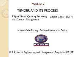 Contract Management - KSSEM