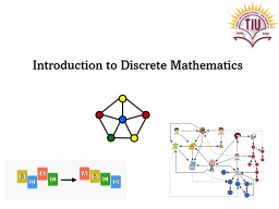 Introduction to Discrete Mathematics - Lecture Notes