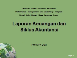 Laporan Keuangan dan Siklus Akuntansi