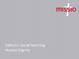 CST Human Dignity - Missio