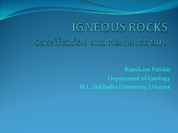 Slide 1 - Mohanlal Sukhadia University