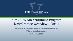 DEED PowerPoint Presentation - MN.gov