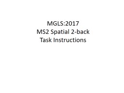 MS2 Spatial 2-back