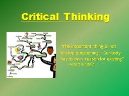 Critical Thinking - Northern Michigan University